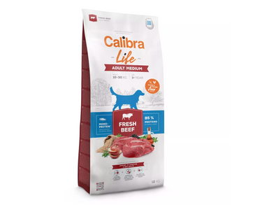 Calibra Dog Life Adult Medium Fresh Beef 12kg